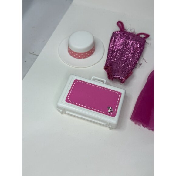 7 PC Vintage 1985 Day to Night Barbie Doll Outfit #7929 w/ Hat Shoes Briefcase + - Picture 3 of 10